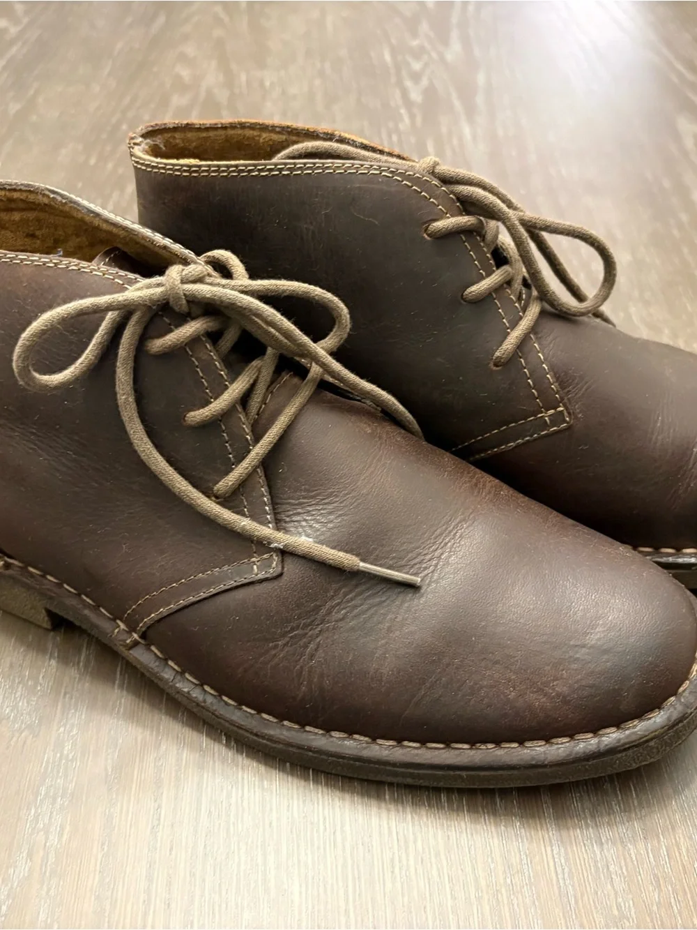 Dockers Tussock Men’s Brown Leather Chukka Boots Size 10